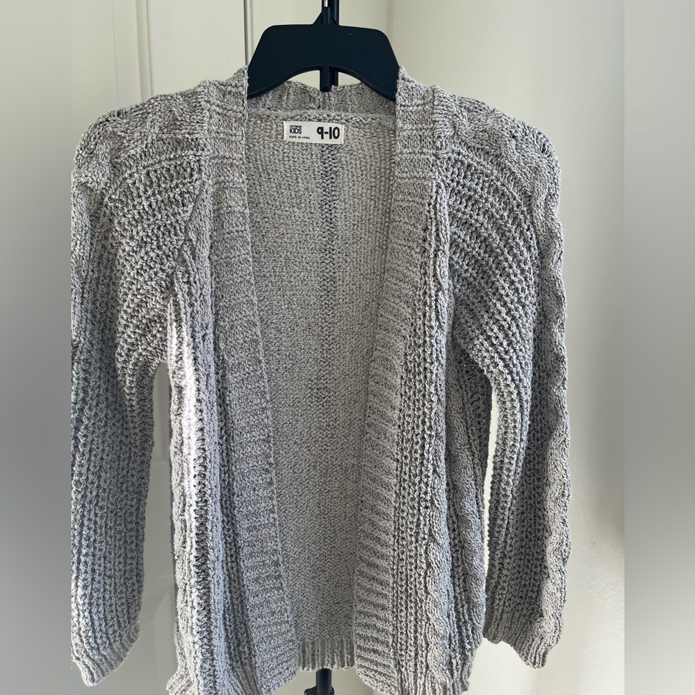 Cotton On Kids Gray Knitted Cardigan